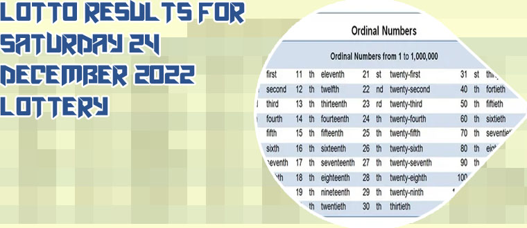 English lottery numbers please