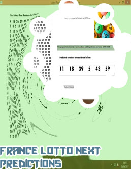 France lotto prediction for next draw