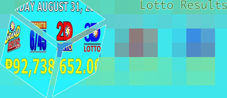 Lotto results tonight monday