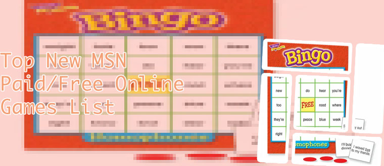 Msn games bingo
