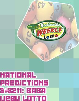 National lotto prediction today