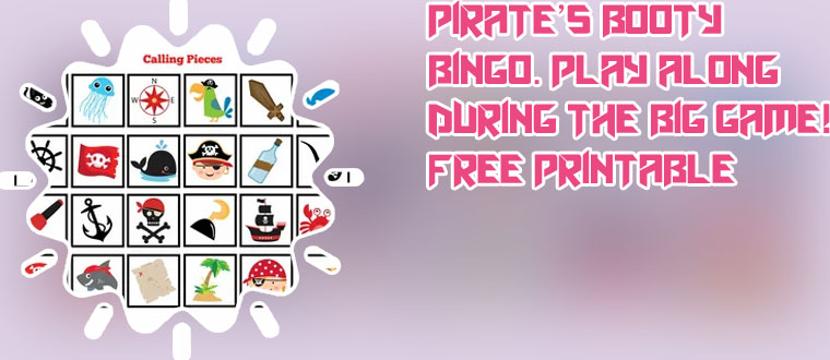 Pirate booty bingo